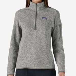 Patagonia Better Sweater Quarter-Zip Pullover (Birch White) XS